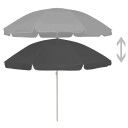 vidaXL Strandparasoll antrasitt 240 cm
