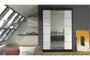 Garderobe Lino LED belysning   Svart/Hvit