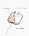 iDeal of Sweden Fashion Airpods Case Carrara Gold