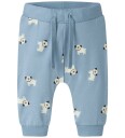 Name It Bukser   2 pack   NbmVroels   Ashley Blue/Antique White   Name It   68   Bukser   bomull Beige Blå Hvit   62