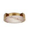 Melange X Large Flush Mount Antique Brass