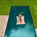 Fatboy original floatzac stripe orange creme