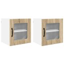  Kjøkkenskap 2 pcs Sonoma eik 40 x 31 x 40 cm Konstruert tre
