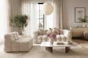 Elise 3 seters Sofa   Beige Teddy