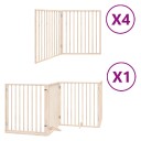 Vidaxl Hundeport Sammenleggbar 12 Paneler 960 cm Poppeltre