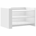  Salongbord hvit 80x50x50 cm konstruert tre 848339