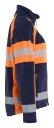 Blåkläder Fleecejakke 4718-1010 Varselklasse 1, Mikrofleece, Dame Marineblå/Oransje