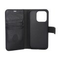 Radicover 2-i-1 Lommebok Flip-deksel med MagSafe for iPhone 15 Pro - Sort
