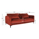 Sofa HOME4YOU Bianka 3 seter Oransje   oransje