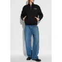 AllSaints Underground Half Zip - Black - M
