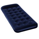 Bestway Oppblåsbar flokket luftseng med innebygd pumpe 185x76x28 cm