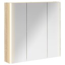 Baderomsspeilskap Sonoma eik 73,5 x 15,5 x 70 cm Konstruert tre