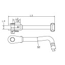 T Gaffel   4 mm