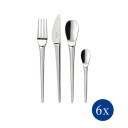 Villeroy & Boch NewMoon bestikk 24 deler Rustfritt stål