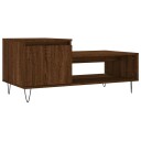 Salongbord brun eik 100x50x45 cm konstruert tre 8721012111462