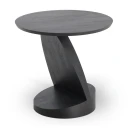 Ethnicraft Oblic sidebord i svartlakkert teak