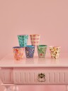 Rice 6 Pcs Small Melamine Kids Cups  Joie De Vivre Prints