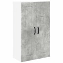  Kjøkkenskap med hylle Betonggrå 60 x 31 x 100 cm Konstruert tre