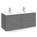 Macro Design Crown Servantskap Skuff - med Light 14 Servant 120cm Dobbel Antrasitt / Grip