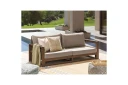 2 sitssoffa Beliani Timor Ljus trä/grått/beige Ja Dark wood\|\|Grey\|\|Beige  