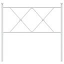  Sengegavl i metall hvit 90 cm 8721012374638