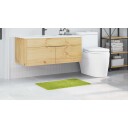  Badematte Rektangulær Grønn 50x80 cm Polypropylen Skridbestandig