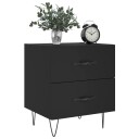 vidaXL Nattbord 2 stk svart 40x35x47,5 cm konstruert tre