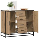 vidaXL Serviesskap Artisan eik 92 x 35 x 76 cm Konstruert tre