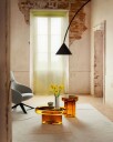 Soda Coffee Table 70x45 cm Amber