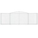  Gabionkurver buede 20 stk 400x30x120/140 cm galvanisert jern