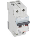 Legrand 5 stk TX³ MCB automatsikring B10 2P 2M 10/10kA
