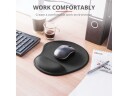 Trust Bigfoot Gel Mouse Pad - Musematte med håndleddsstøtte - svart