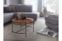 Willowdale Sofabord 62x40 cm Rundt   Brun/Svart