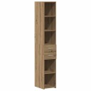 Highboard Artisan Eik 30x42,5x185 cm Ingeniørtre