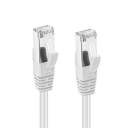 MicroConnect - Koblingskabel - RJ-45 (hann) til RJ-45 (hann) - 50 cm - 6 mm - S/FTP - CAT 6a - halogenfri, innendørs, formstøpt, rund, uten hindringer - hvit