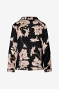 Hunkemöller   Pyjamasskjorte Jacket Ls Satin Flower   Svart
