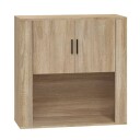 vidaXL Veggskap sonoma eik 80x33x80 cm konstruert tre