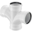 UPONOR DECIBEL DOBBELT GRENRØR 110/110-88.5 3 MUFFER HTP HVIT