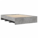  Sengeramme betonggrå 120x200 cm konstruert tre 8721102856679