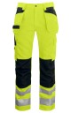 ProJob 6531 Håndverksbukse En Iso 20471 Kl 2 Yellow/Black C56/156