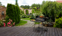 Grill hage med roterende og justerbar rist + to store hyller