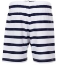Petit Crabe White/Blue Alex Badeshorts 7-8 år