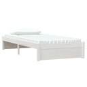 vidaXL Sengeramme hvit heltre 90x200 cm
