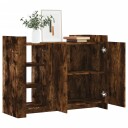  Skjenk røkt eik 100x35x75 cm konstruert tre 8721102805929