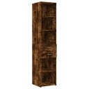  Hylle røkt eik 40x42,5x185 cm konstruert tre 8721102655340