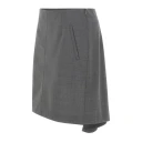 The Garment Dame Skjørt Grå 2XS,