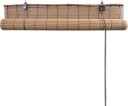 vidaXL Rullegardiner brun bambus 80 x 160 cm
