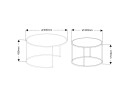 Kashiwa Sofabord 60 cm - Svart