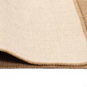 vidaXL Juteteppe med lateksbakside 160x230 cm naturell