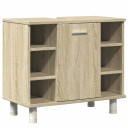  Baderomsskapsett 4 deler sonoma eik konstruert tre 8721158662002